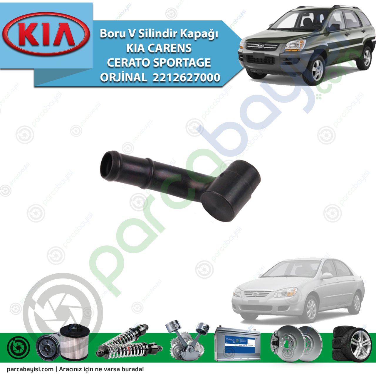 Kia Carens Cerato Sportage Boru V Silindir Kapağı Orjinal | 2212627000