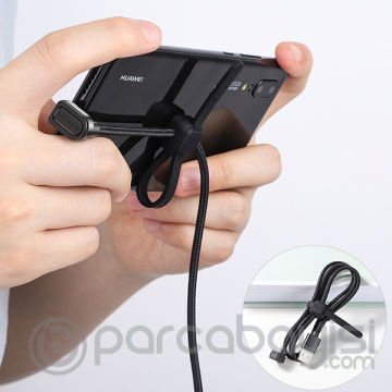 KUULAA U-shape Mobile Game USB Type C Oyuncu Şarj Kablosu 1Metre