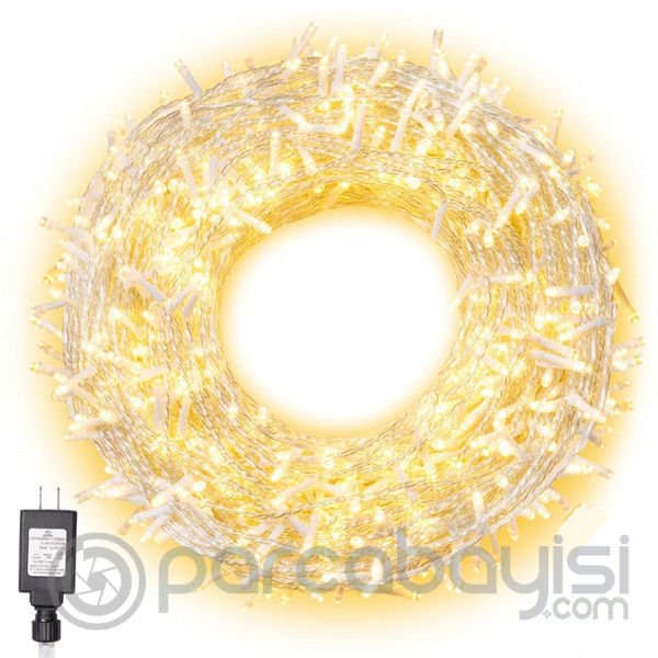 ALLY Dış Mekan Perde Led (3×3 metre 300 Led Sarı Işık