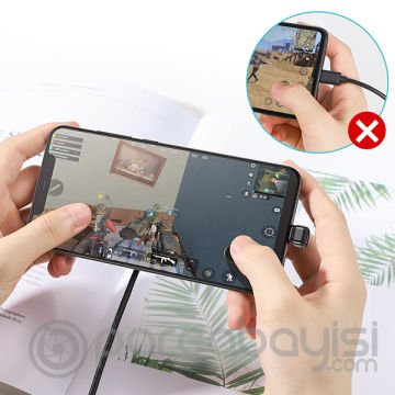KUULAA U-shape Mobile Game USB Type C Oyuncu Şarj Kablosu 2Metre