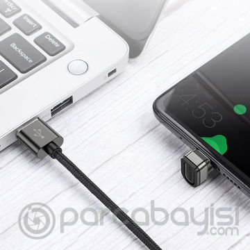 KUULAA U-shape Mobile Game USB Type C Oyuncu Şarj Kablosu 2Metre