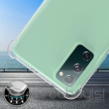 ALLY SM Galaxy S20 FE Anti-Drop Silikon Kılıf Shockproof kılıf