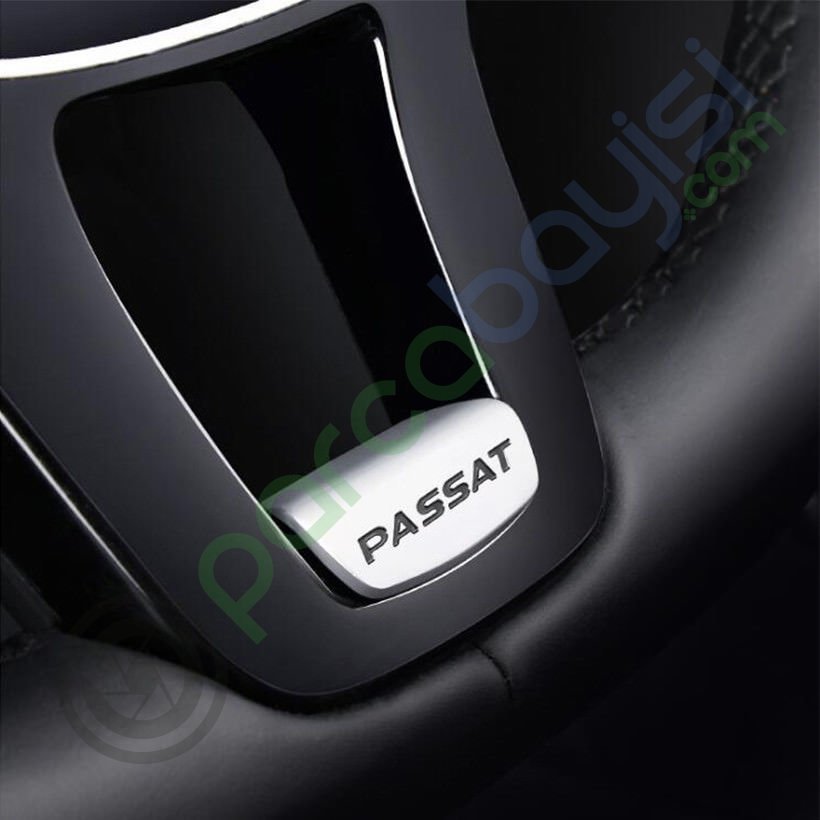 Volkswagen Passat Direksiyon Simidi 3D Metal Sticker Passat Sticker