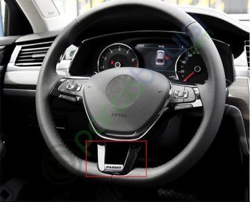 Volkswagen Passat Direksiyon Simidi 3D Metal Sticker Passat Sticker