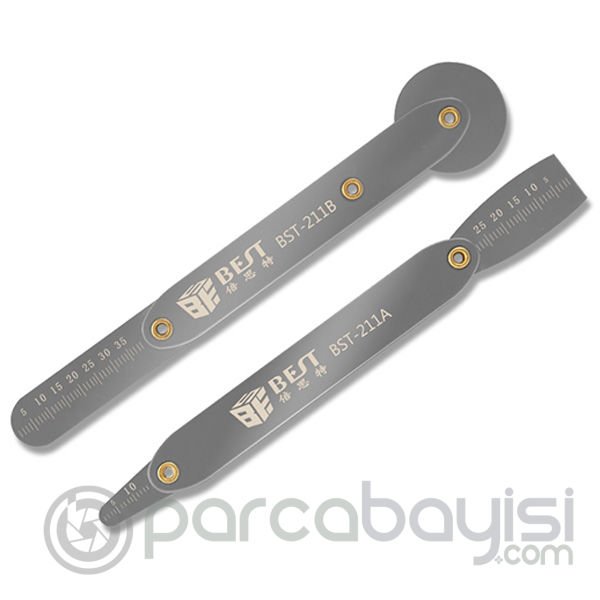 Best BST-211 Univarsal Çift Taraflı Metal Cep Telefonu Sökme Açma Aparatı