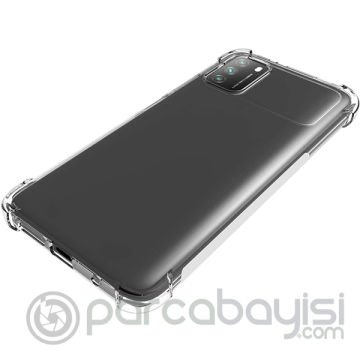 Xiaomi POCO M3 Kamera Korumalı Shockproof Darbe Emici Silikon Kılıf