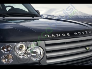 Range Rover 3D Monogram Yazı Sticker Orjinal Boyut
