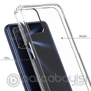 OPPO A52 - A72 - A92 Anti-Drop Silikon Kılıf Shockproof kılıf
