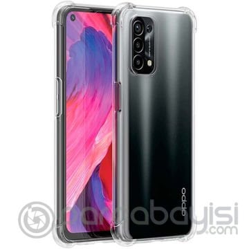 OPPO Reno A54 Kamera Korumalı Shockproof Darbe Emici Silikon Kılıf