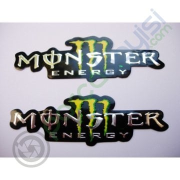 Monster Pençesi 3D Sticker Amblem Monster Energy Racing Sticker
