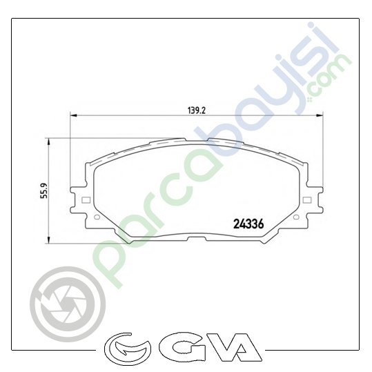 Toyota Aurıs Ön Balata Seti 2007 Sonrası 0446542160-0446512610
