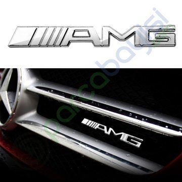 Amg Metal 3D Amblem Ön Panjur Logosu Orjinal Style