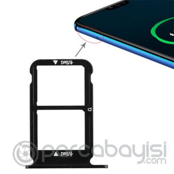 Huawei Honor 10 Sim Hafıza Kart Kapağı Tutucu