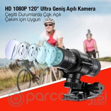 Ally F9 Mini Kamera HD Su Geçirmez Mini DV Kamera Bisiklet Kamerası
