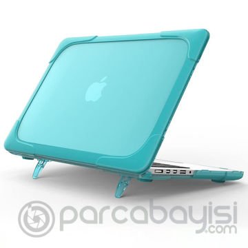 Macbook Air 13 A1932-A2179-A2337 Kılıf,2018,2019,2020 Şeffaf Standlı Koruyucu Kılıf
