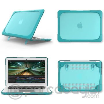 Macbook Air 13 A1932-A2179-A2337 Kılıf,2018,2019,2020 Şeffaf Standlı Koruyucu Kılıf