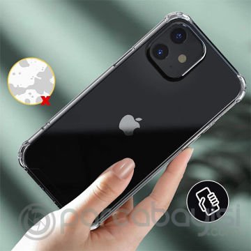 İPhone 12 Mini  5.4 Anti-Drop Silikon Kılıf Shockproof Şeffaf  kılıf