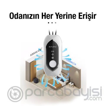 Ally Taşınabilir Hava Nemlendirici Şarj Edilebilir Hava Temizleyici Kolye