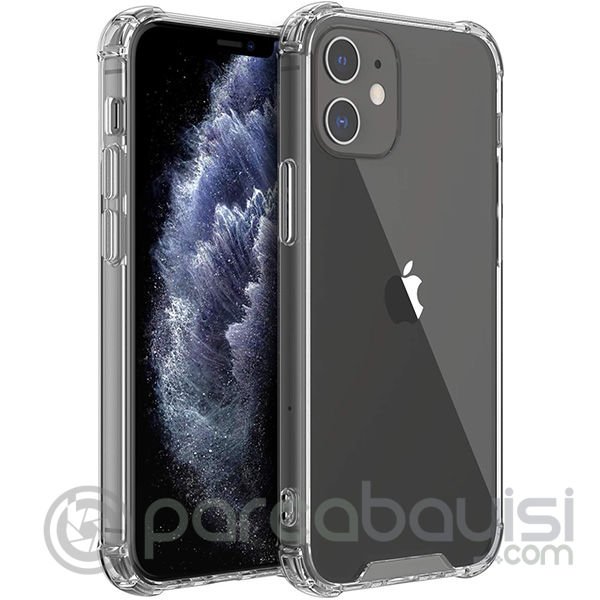 İPhone 12-İPhone 12 Pro 6.1 Anti-Drop Silikon Kılıf Shockproof