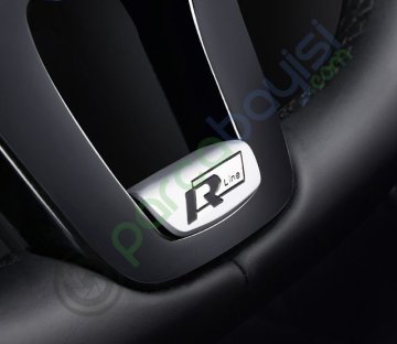 Volkswagen R Line Direksiyon Dekoratif 3D Metal Kapak Logo Sticker