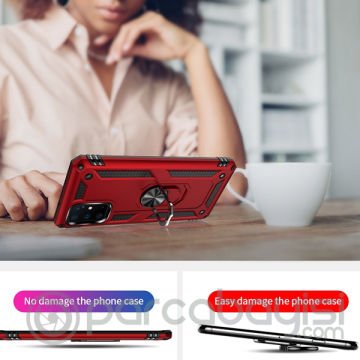 Ally Sm Galaxy S20+ Plus Yüzüklü Kılıf Armor Shockproof Ring kılıf