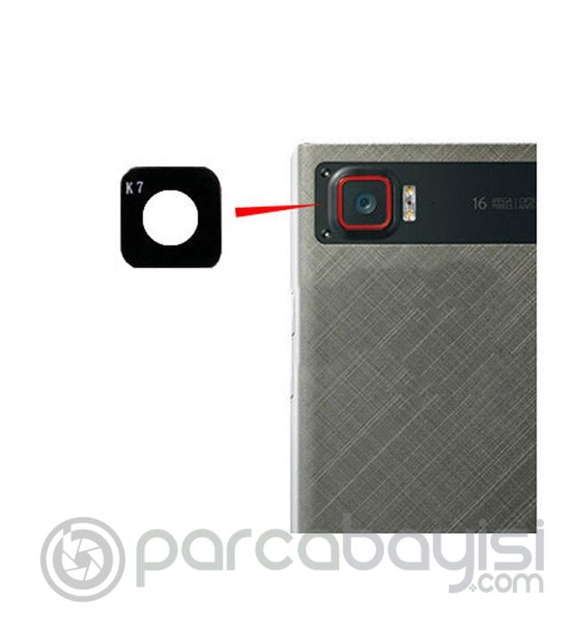 Lenovo Vibe Z2 Pro K920 Arka Kamera Lens Kapak