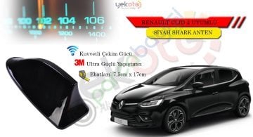 Renault Clıo 4 Uyumlu Siyah Shark Anten Köpek Balığı Anten