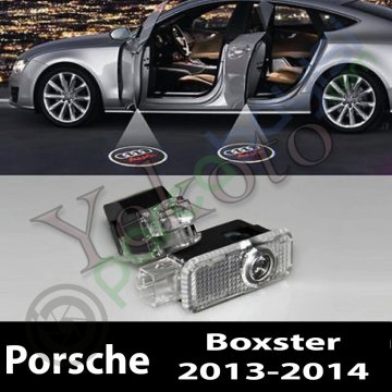 Porsche Boxster 2013-2014 Uyumlu Araca Özel Kapı Logo Aydınlatma Hologram Hayalet Kapıaltı Logo