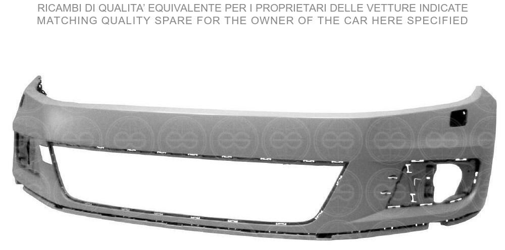 TAMPON ÖN  FAR YIKAMALI ASTARLI VOLKSWAGEN TIGUAN II 2011-2016 | 5N0807217EPGRU | 5N0807217EPGRU