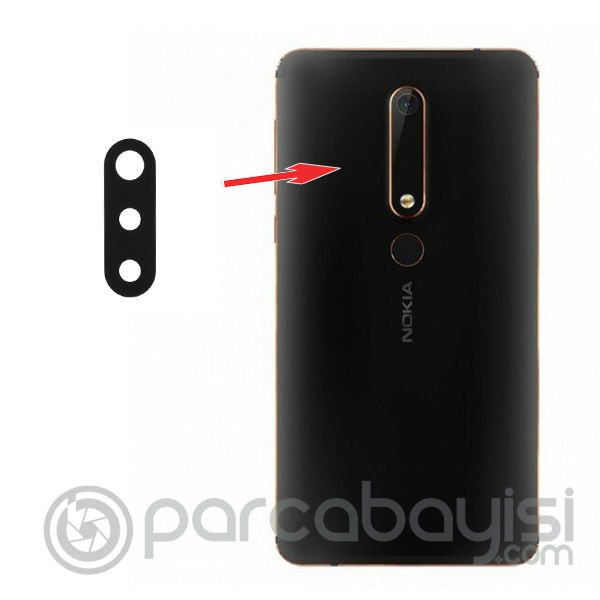 Nokia 6.1- X6 Arka Kamera Lens