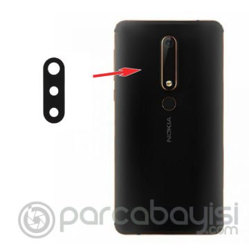 Nokia 6.1- X6 Arka Kamera Lens