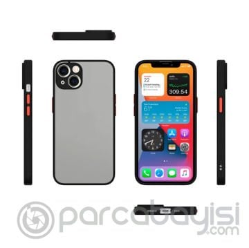 iPhone 13 Mini 5.4inç Kamera Korumalı Premium Silikon Kılıf