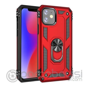 Ally iPhone 11 6.1inch Yüzüklü Kılıf Armor Shockproof Ring kılıf