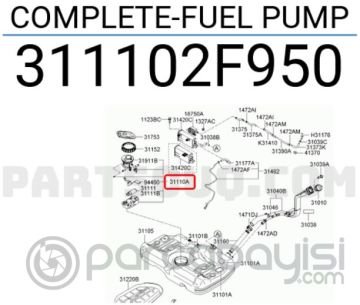 Cerato Yakıt Pompası Komple Orjinal | 311102F950