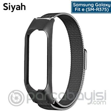 Samsung fit-e-SM-R375 Metal Milano Loop Kayış Kordon