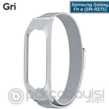 Samsung fit-e-SM-R375 Metal Milano Loop Kayış Kordon