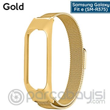 Samsung fit-e-SM-R375 Metal Milano Loop Kayış Kordon
