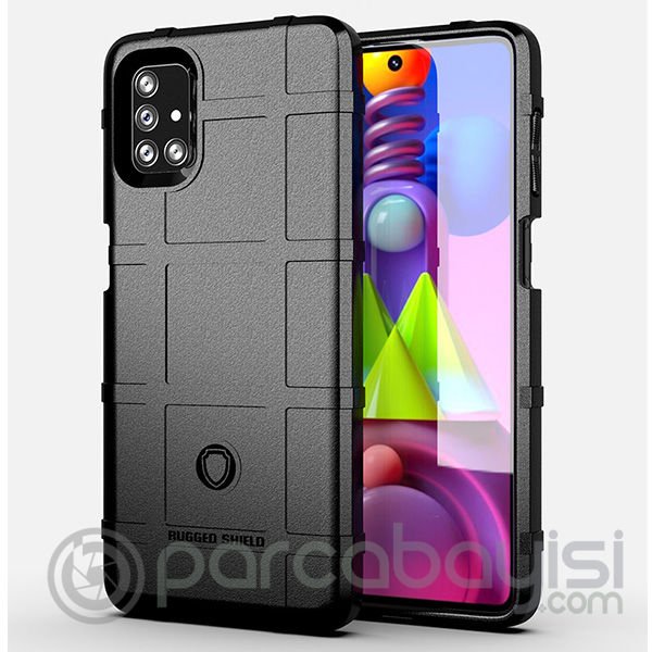 ALLY Samsung Galaxy M51 Rugged Shield Case Silikon Kılıf