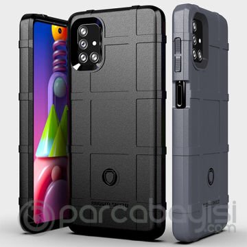 ALLY Samsung Galaxy M51 Rugged Shield Case Silikon Kılıf