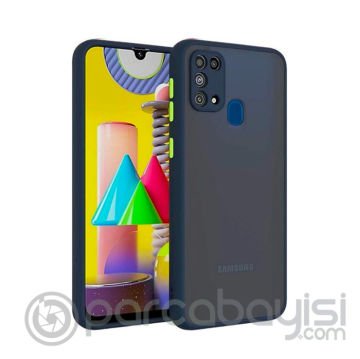 SM Galaxy M31 Kamera Korumalı Premium Silikon Kılıf