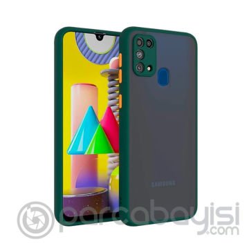 SM Galaxy M31 Kamera Korumalı Premium Silikon Kılıf