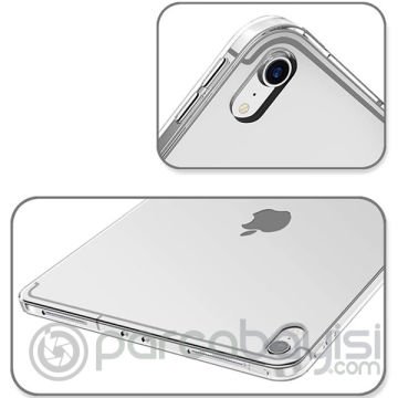 ALLY iPad Pro 11 inch (2021-2020-2018) Ultra Koruma Şeffaf Silikon Kılıf