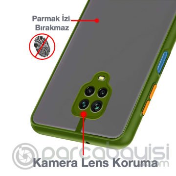 Xiaomi Redmi Note 9s Note 9 Pro Kamera Korumalı Premium Silikon Kılıf