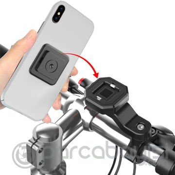 Ally 146A 360 Derece Dönebilen Bisiklet Gidonu Telefon Tutucu Stand