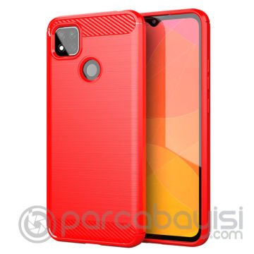 ALLY Xiaomi Redmi 9C Brushed Carbon Fiber Silikon Kılıf