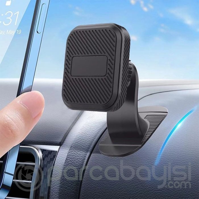 Ally ML173 Araç Torpido Üstü Manyetik Kare Telefon Tutucu
