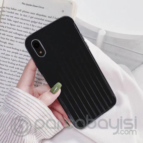 ALLY İPhone XR 6.1 İnch Trunk Lines ince Soft Silikon Kılıf