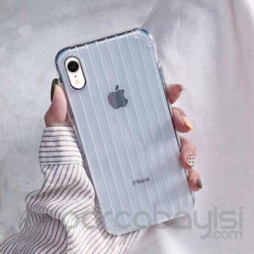 ALLY İPhone XR 6.1 İnch Trunk Lines ince Soft Silikon Kılıf