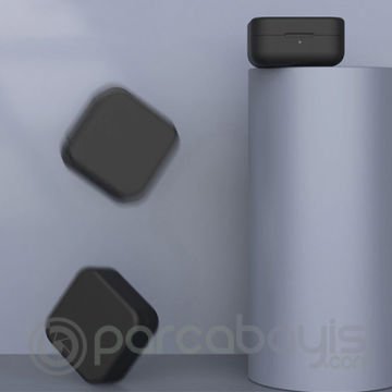 Ally Xiaomi Air 2 SE Bluetooth Kulaklık İçin Silikon Kılıf+Anahtarlık