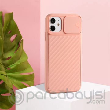 ALLY İPhone 11 6.1 inch Kılıf Kamera Kapatan koruyucu Sürgülü Kılıf